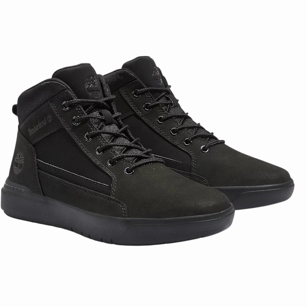 Timberland Allston Mid Sneaker Men's Boots (Black) Sz 10
